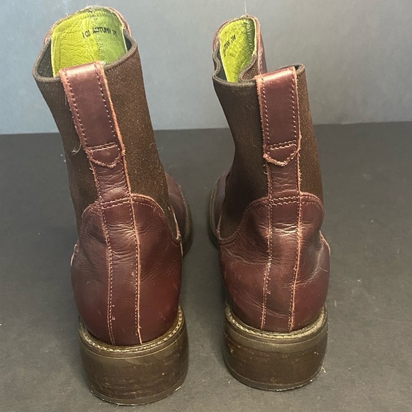 Donald J Pliner Autumn Leather Chelsea boots 7 red - Picture 3 of 6